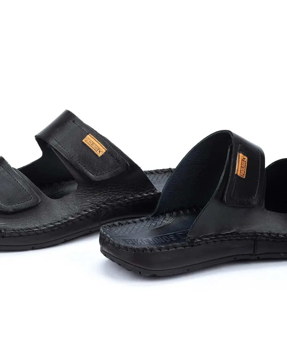 PIKOLINOS Mens Tarifa 06J-0084 Black EU 46 | Leather Slip On Sandal, Casual Comfort (70-120 chars) - view 4