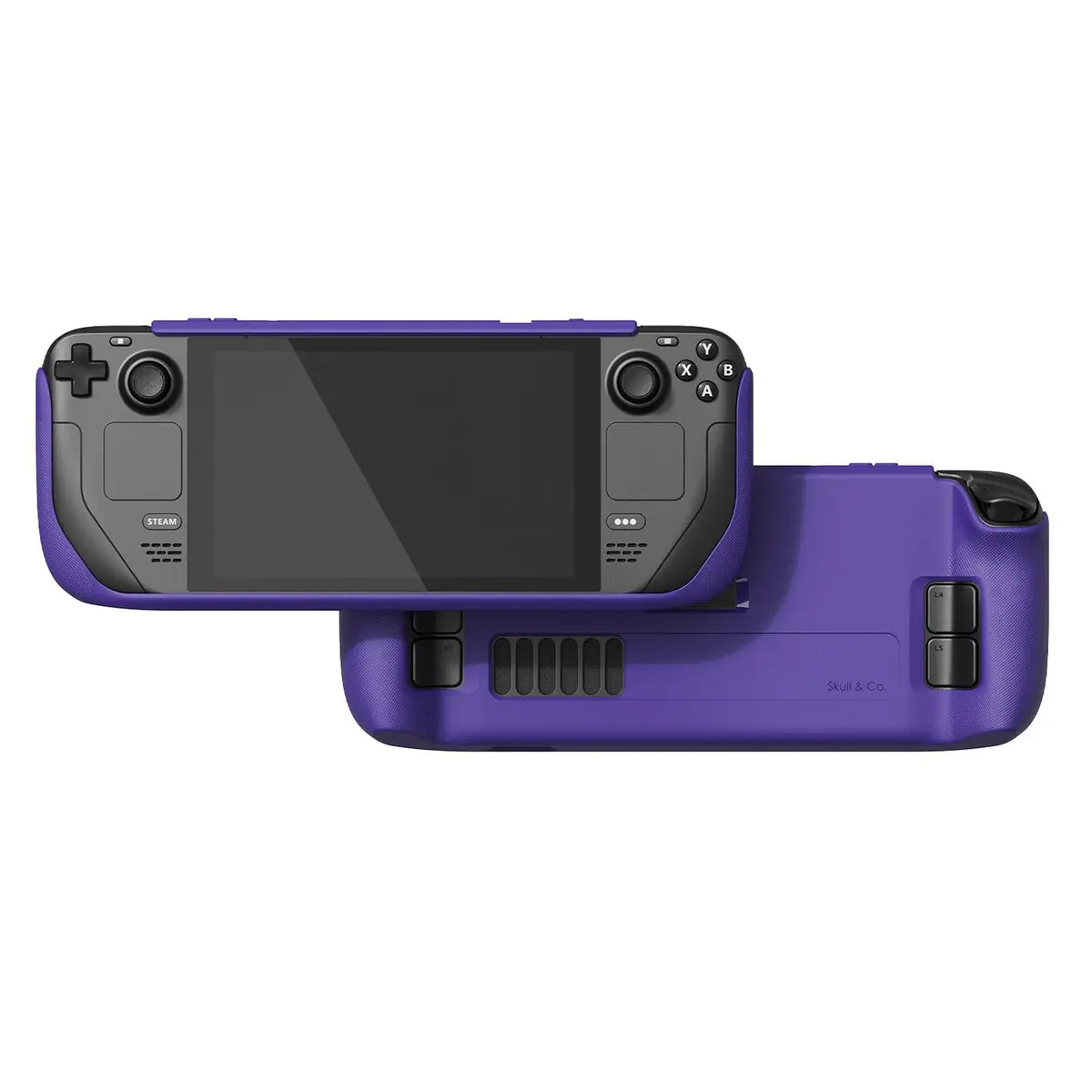 SAVAGE RAVEN GripCase SD for Steam Deck Galactic Purple | Textured Grips, 75° Stand, USB-C Cutout - main product image