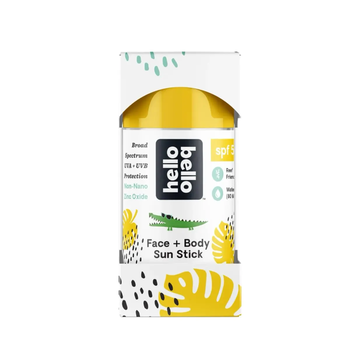 Hello Bello Mineral SPF 50 Face & Body Sunscreen Stick 28g (1oz) | Broad Spectrum UVA/UVB Protection - main product image