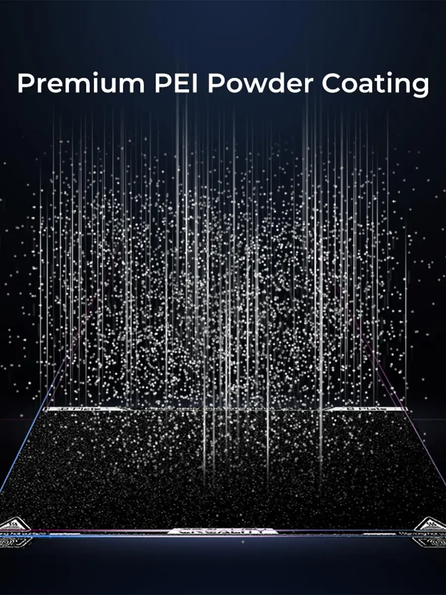 Creality K1 PEI Build Plate, Powder Coating, Magnetic 3D Printer Bed | Premium Flatness & Compatibility - view 3