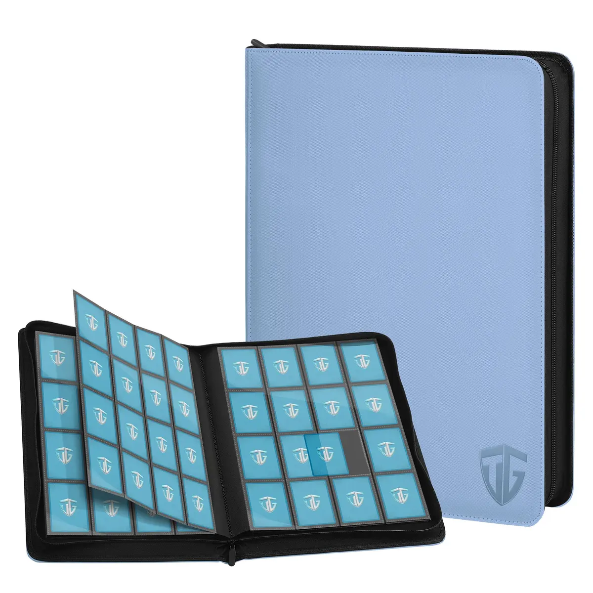 TCGUARD Trading Card Zipper Binder 17.5 x 13.3 inches | Secure 1020 Card Capacity | Waterproof & Shockproof - main product image