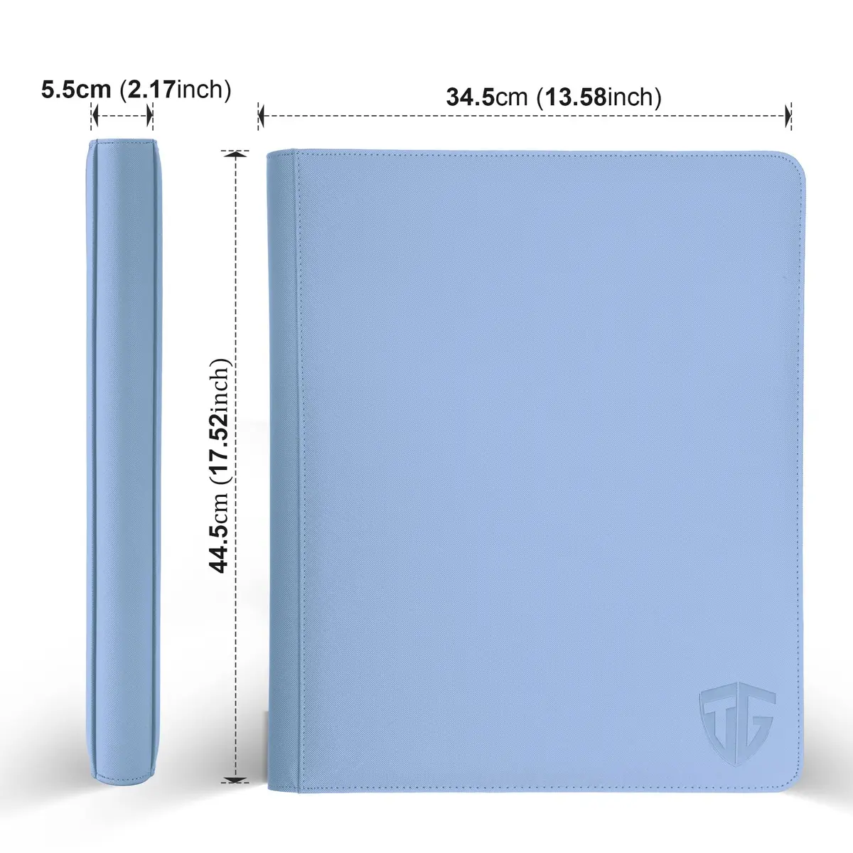 TCGUARD Trading Card Zipper Binder 17.5 x 13.3 inches | Secure 1020 Card Capacity | Waterproof & Shockproof - view 5