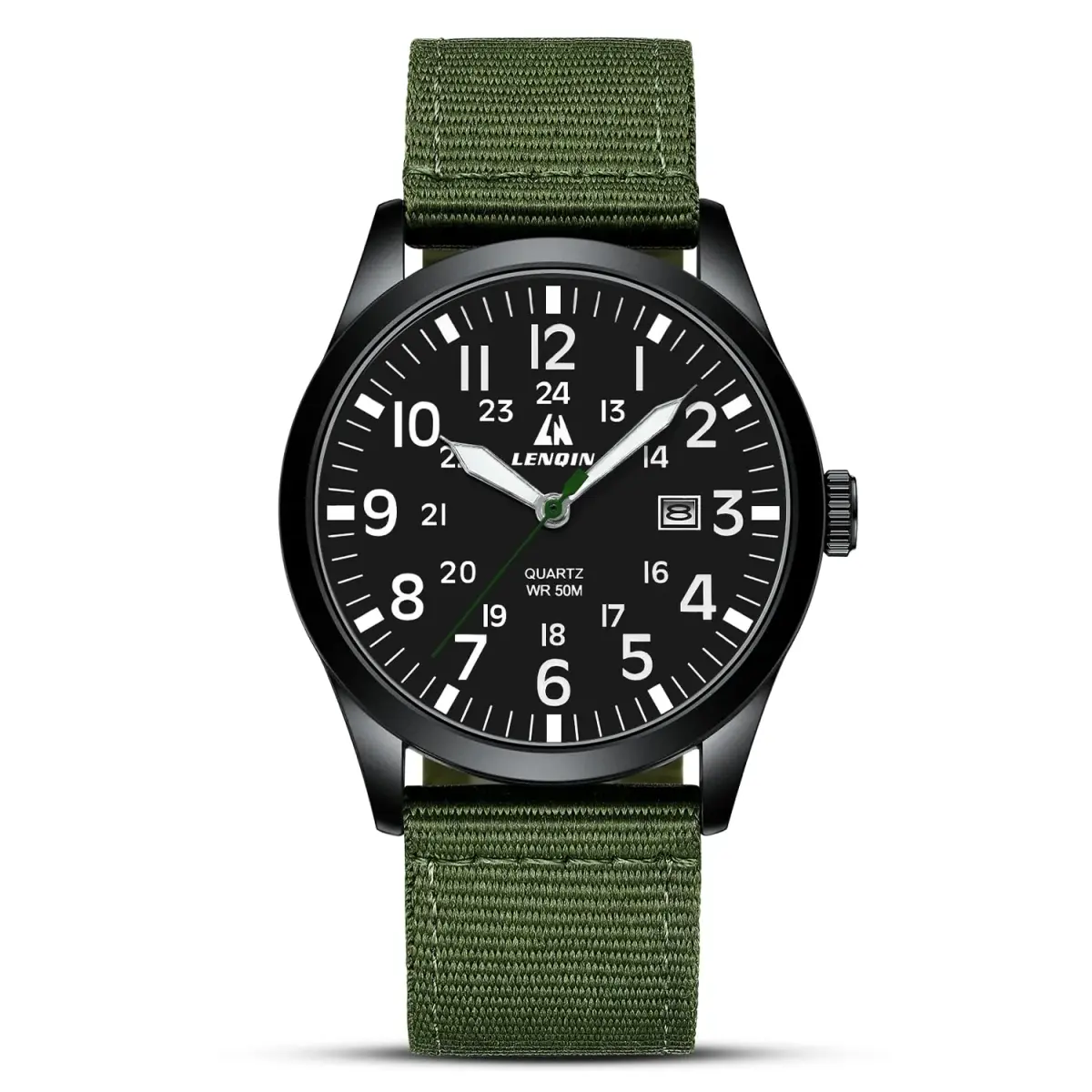 LN LENQIN Men's Military Sport Analog Quartz Watch 42mm (1.65 inches) | Japanese Quartz Movement - main product image