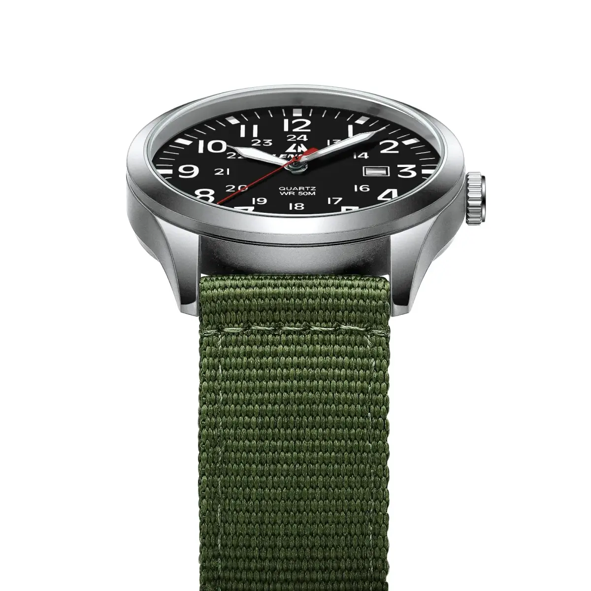 LN LENQIN Men's Military Sport Analog Quartz Watch 42mm (1.65 inches) | Shock-Resistant with Luminous Dial - view 7