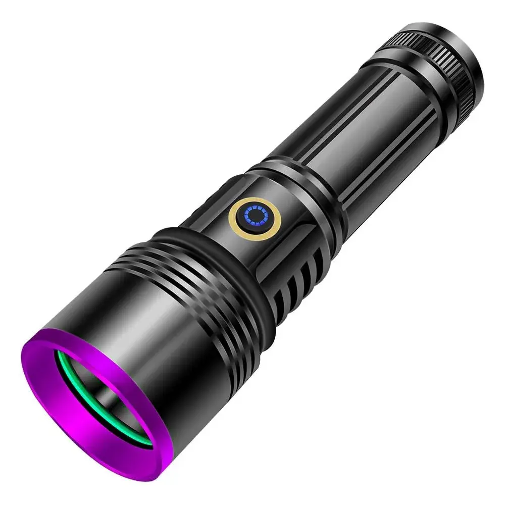 LUXNOVAQ 30W UV Flashlight USB Rechargeable with Filter Lens | 191g (6.7oz) - main product image