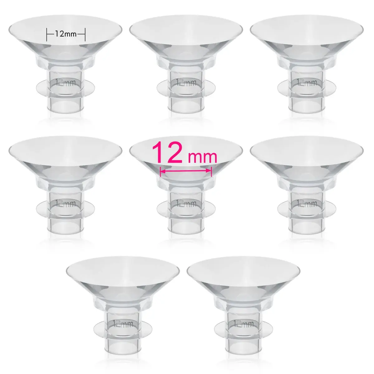 LOZAEVE 16mm Flange Inserts for Wearable Breast Pumps, Pack of 1 (16mm) - main product image