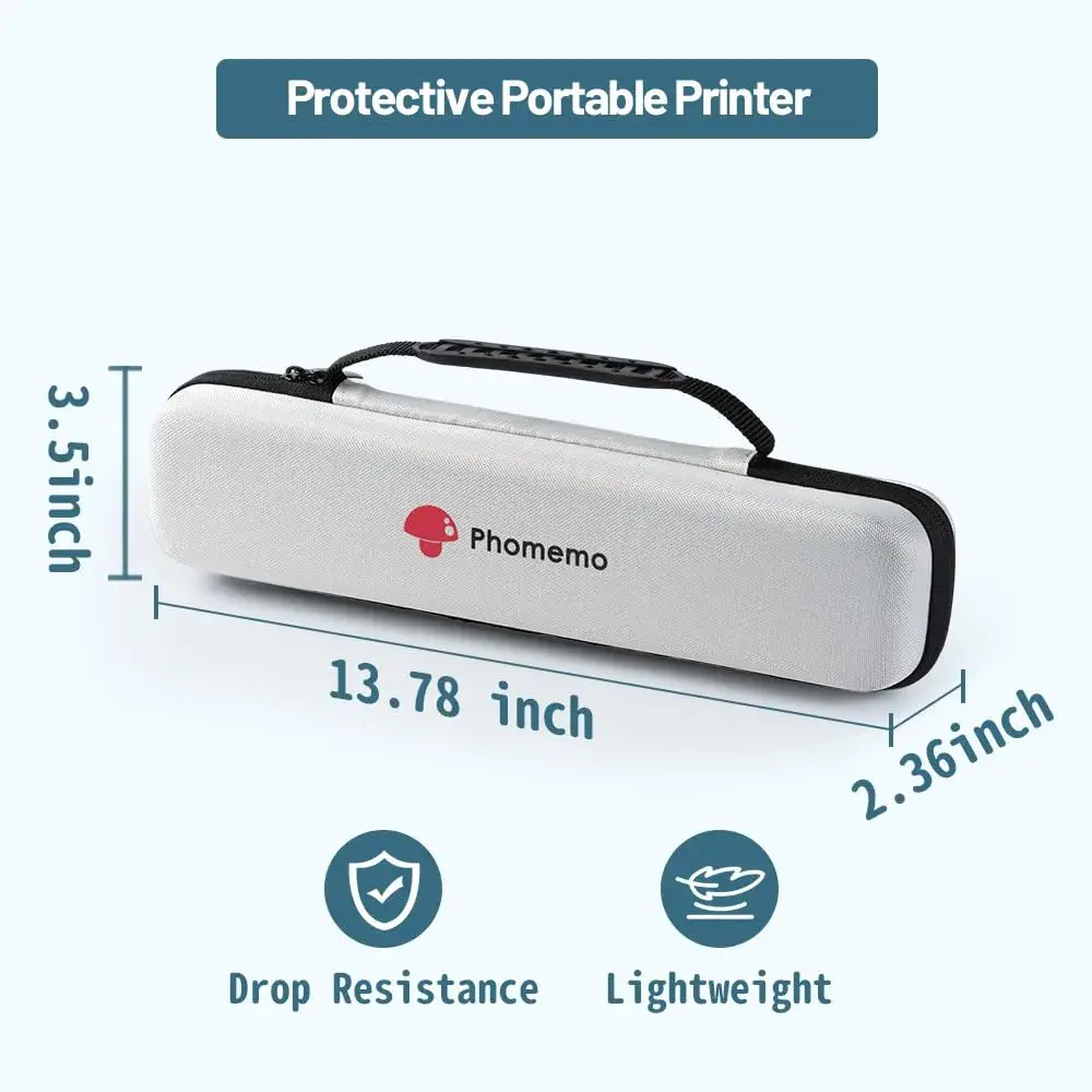 Phomemo M08F Printer White Bag | Portable Thermal Printer Case for Travel - view 3