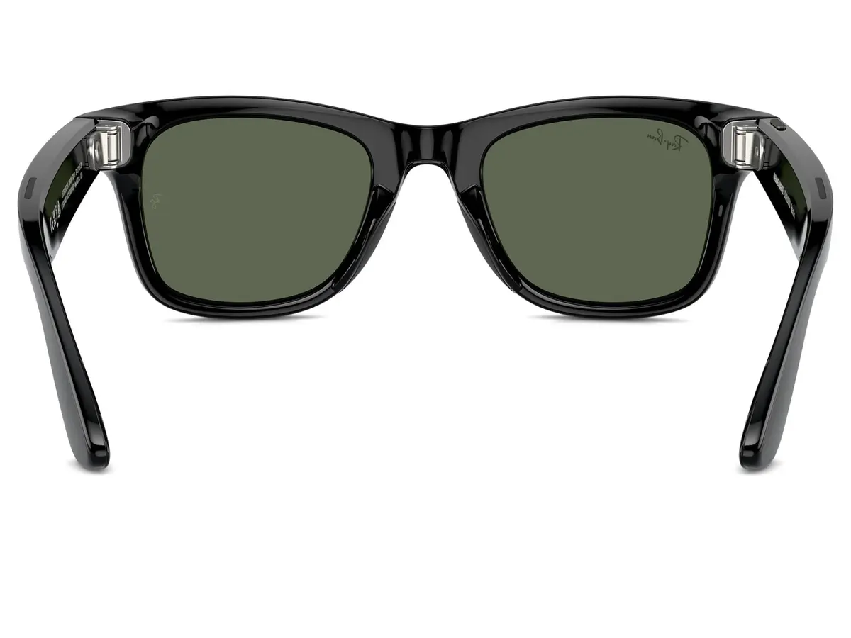 Meta Ray-Ban Meta (Gen 1) Wayfarer Shiny Black | Smart AI Glasses with 12 MP Camera & Open-Ear Speakers - view 3