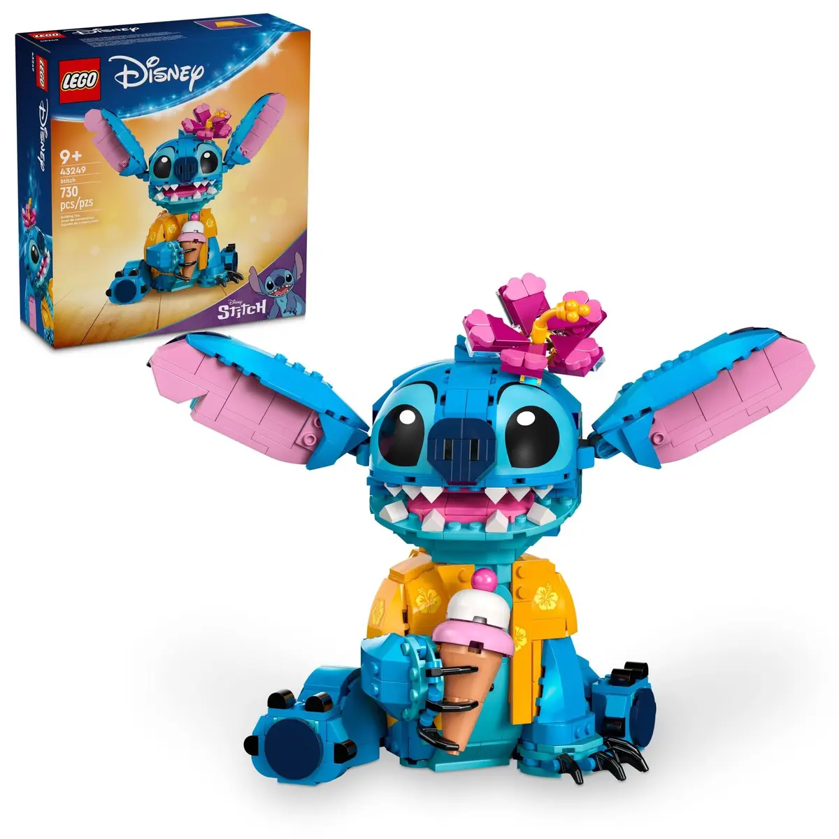 LEGO Disney Stitch Toy Building Kit 730 Pieces | ASTM-Tested Educational Toy for Kids Ages 9+ - main product image