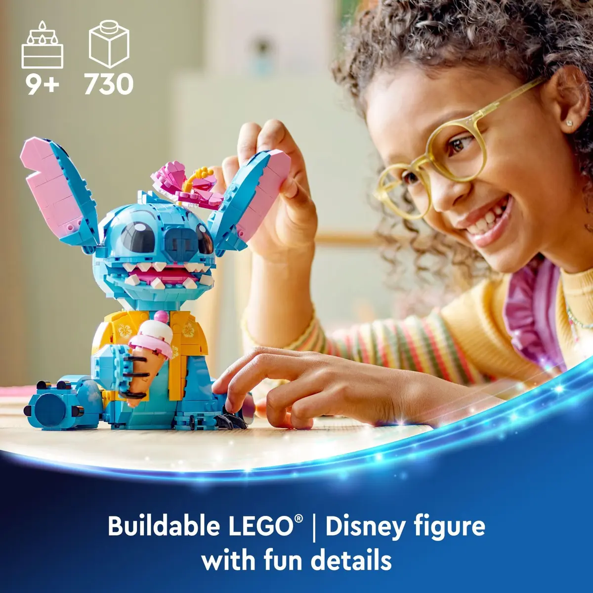 LEGO Disney Stitch Toy Building Kit 730 Pieces | ASTM-Tested Educational Toy for Kids Ages 9+ - view 2