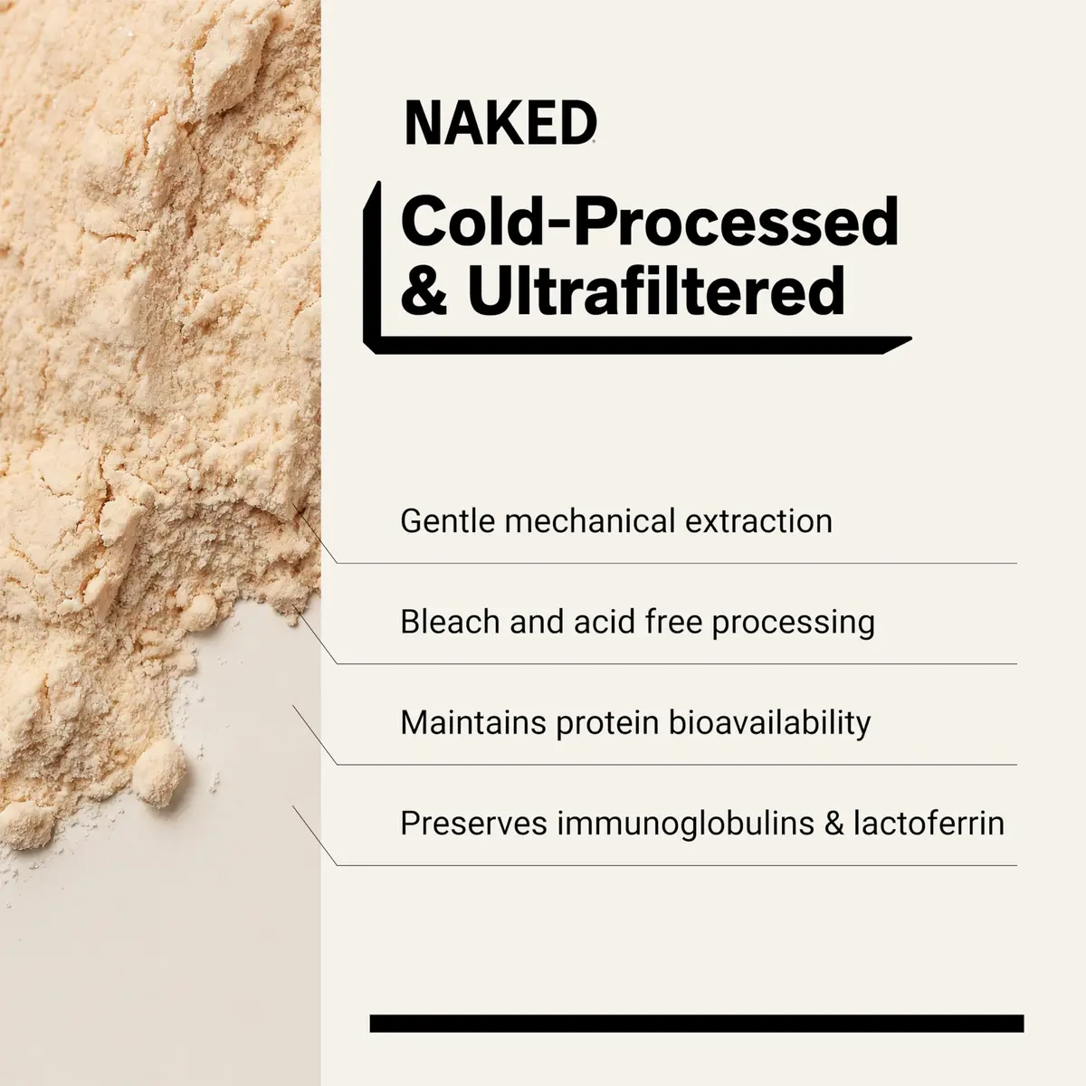 NAKED Whey Chocolate Peanut Butter Grass Fed Protein Powder 2.27 kg (5 lb) | Aid Muscle Growth and Recovery - view 4