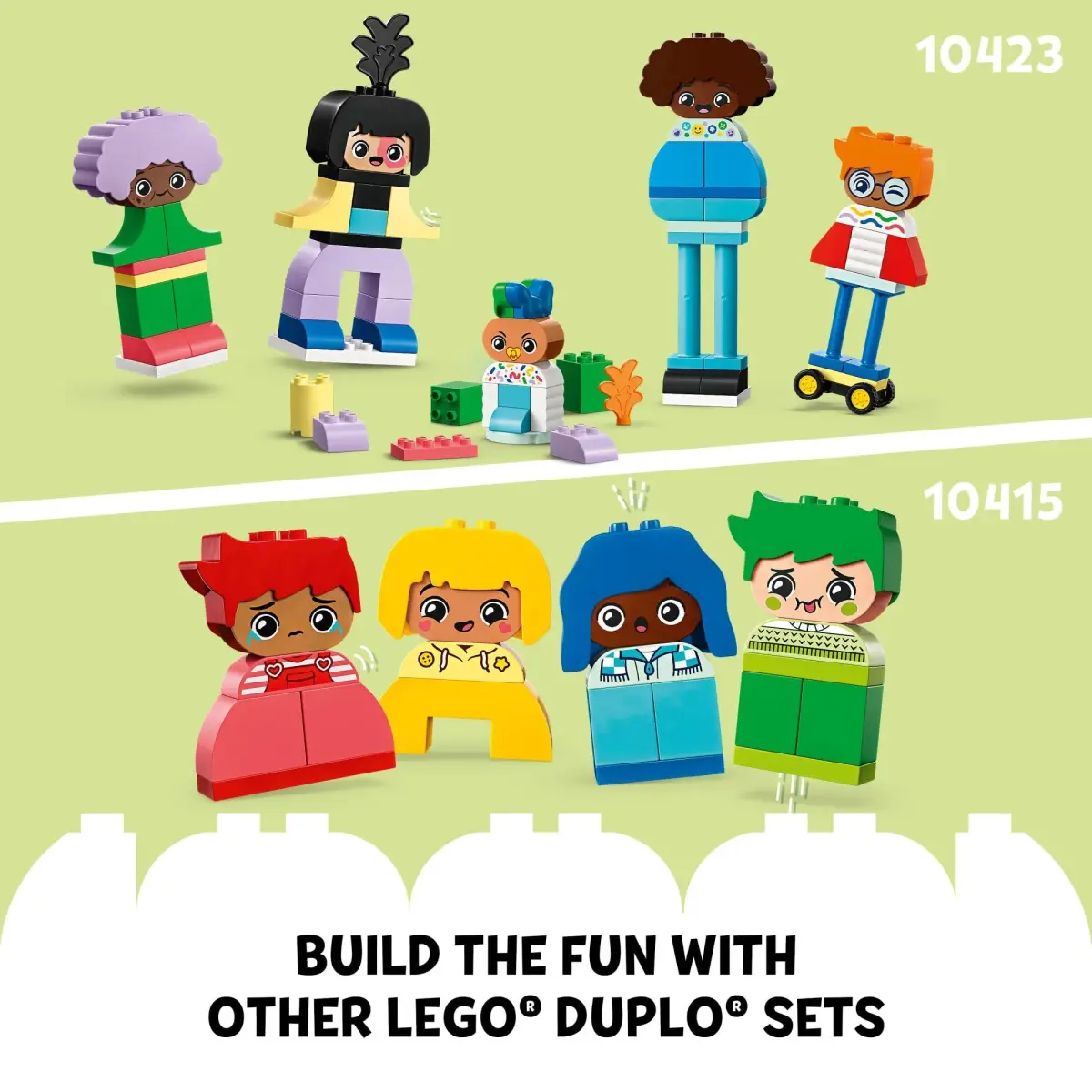LEGO DUPLO Town Buildable People with Big Emotions Interactive Toy 71 Pieces | Educational STEM Learning Toy - view 6