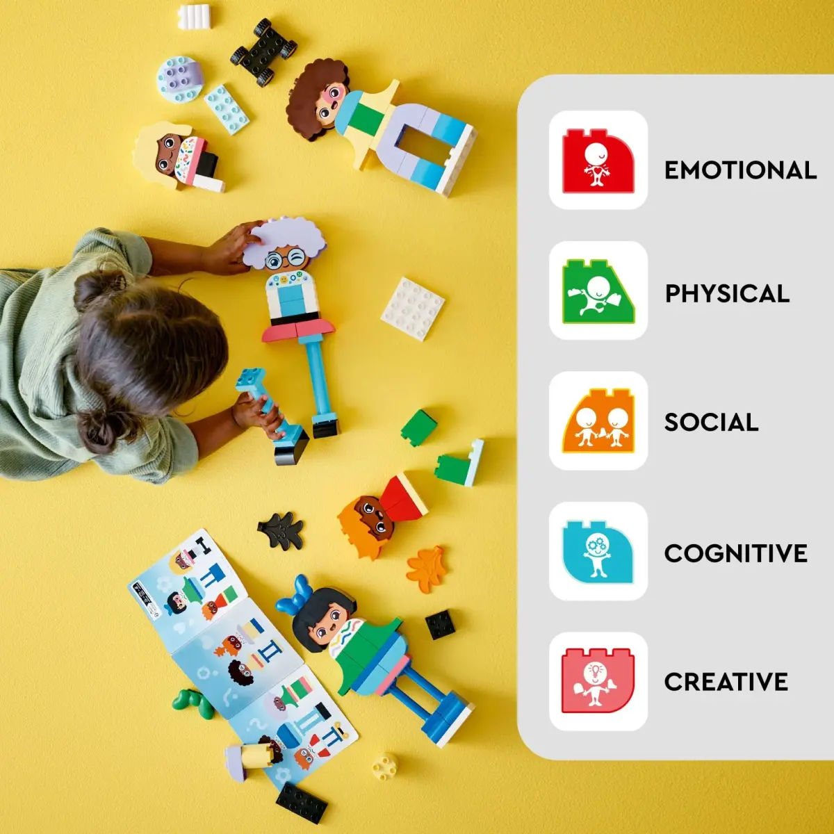LEGO DUPLO Town Buildable People with Big Emotions Interactive Toy 71 Pieces | Educational STEM Learning Toy - view 3