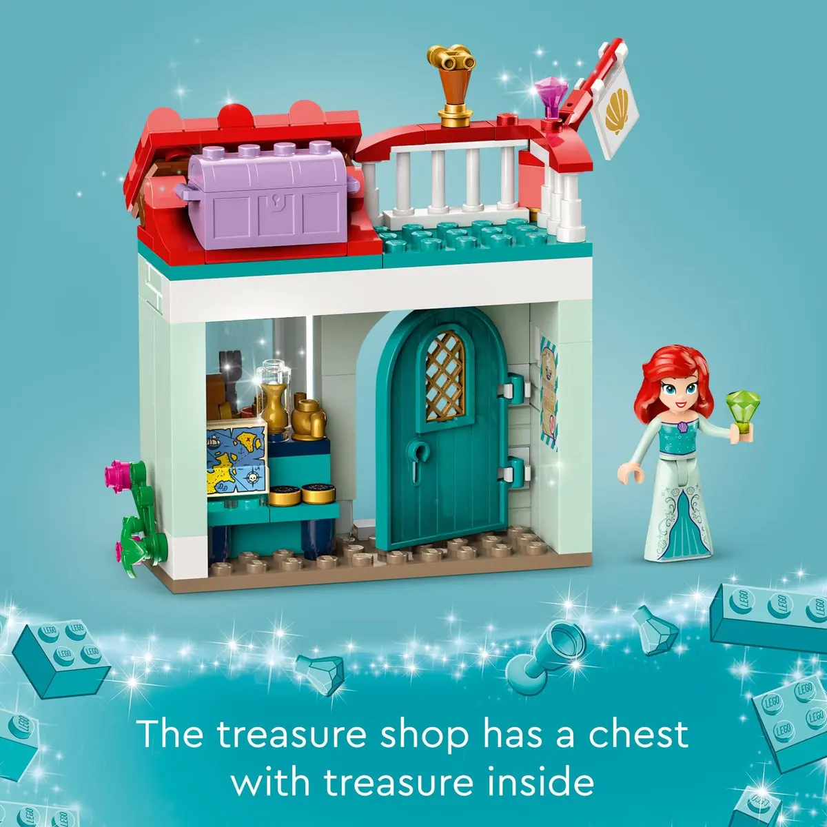 LEGO Disney Princess Market Adventure Building Toy Set 817 Pieces | Educational STEM Toy for Ages 6+ - view 4