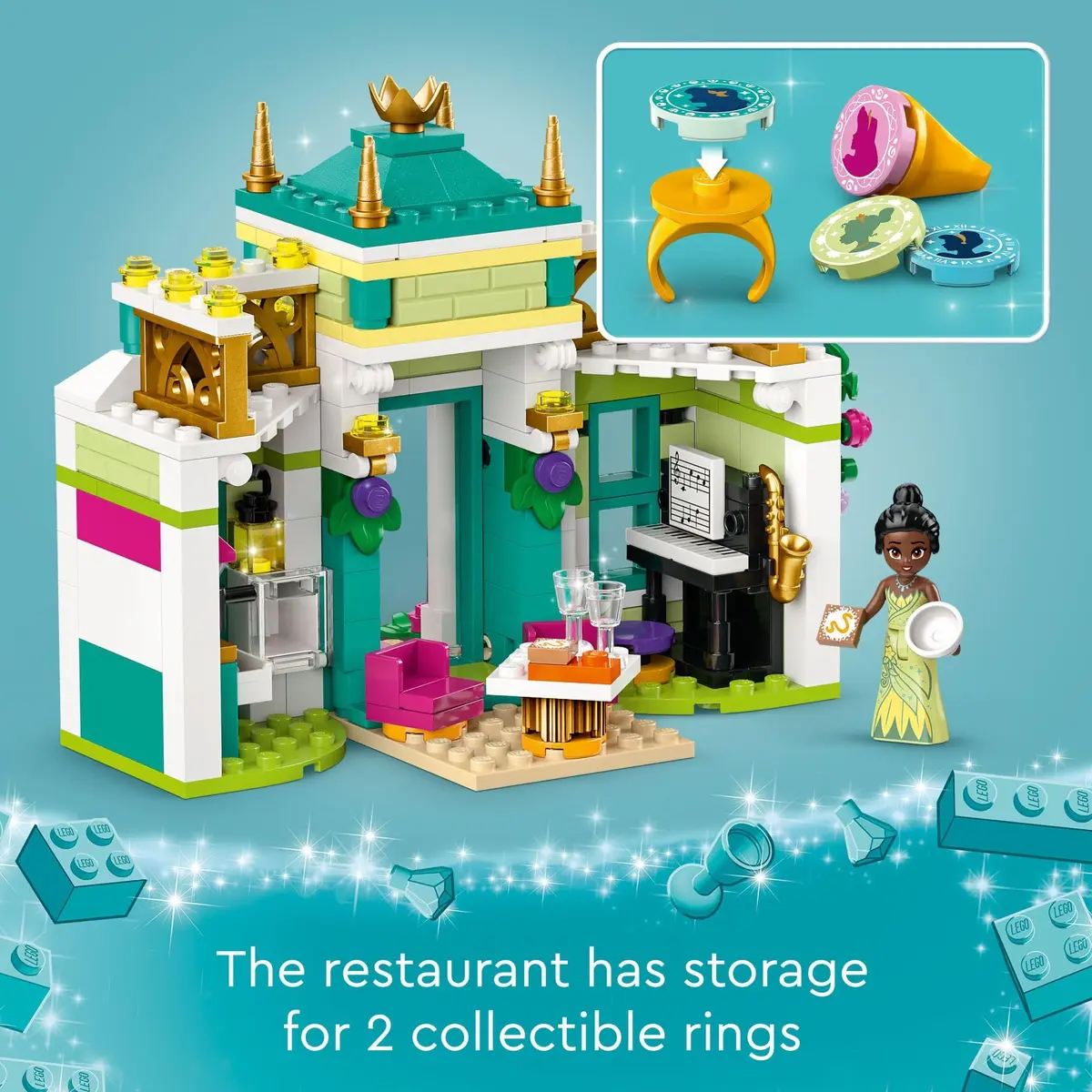 LEGO Disney Princess Market Adventure Building Toy Set 817 Pieces | Educational STEM Toy for Ages 6+ - view 5