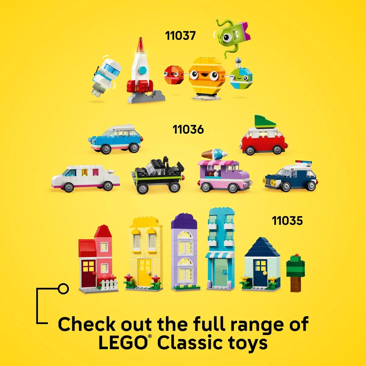 LEGO Classic Creative Pets Building Brick Animals Toy 450 Pieces | ASTM-Tested Educational Toy - view 7