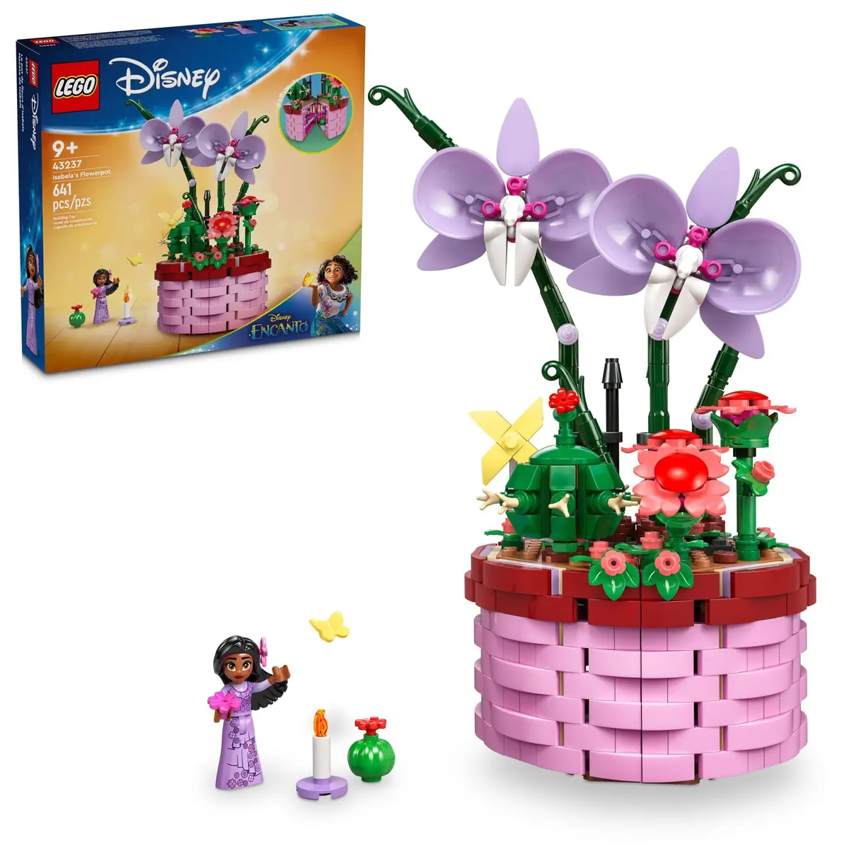 LEGO Disney Encanto Isabela’s Flowerpot | Buildable Orchid & Mini-Doll for Kids 9+ - main product image