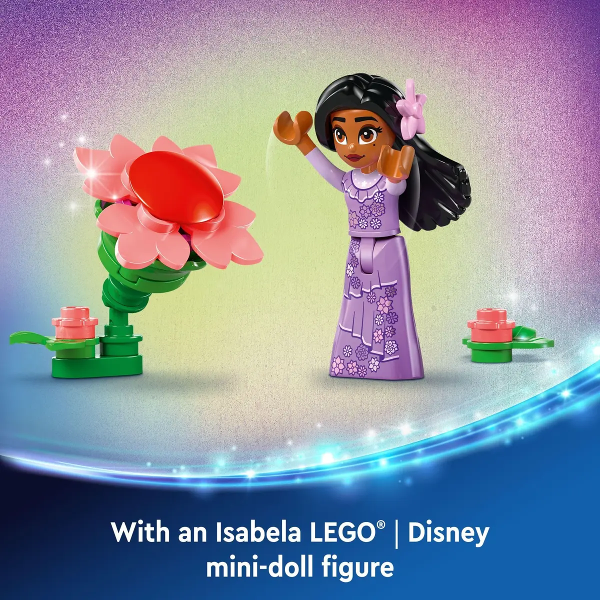 LEGO Disney Encanto Isabela’s Flowerpot | Buildable Orchid & Mini-Doll for Kids 9+ - view 6