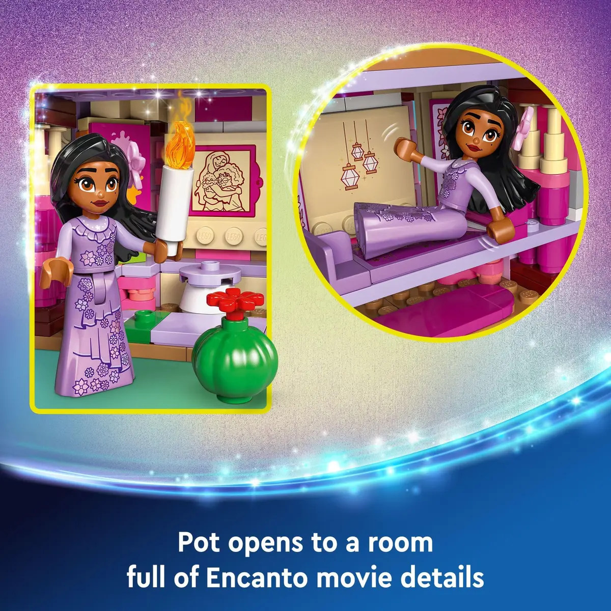 LEGO Disney Encanto Isabela’s Flowerpot | Buildable Orchid & Mini-Doll for Kids 9+ - view 4