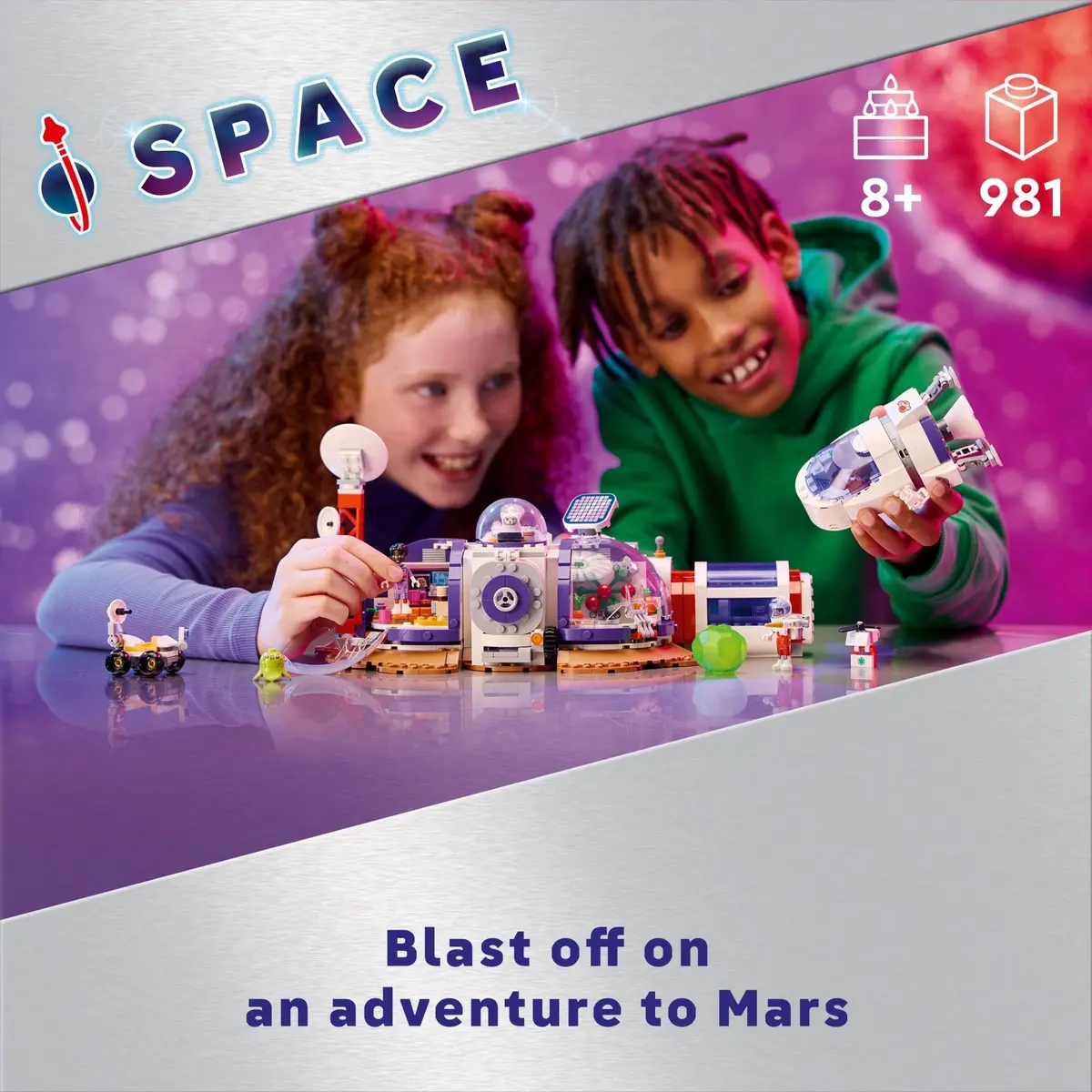 LEGO Friends Mars Space Base and Rocket Set | Science Toy for Pretend Play with 3 Mini-Dolls and Spaceship, Gift for Kids 8+ - view 2