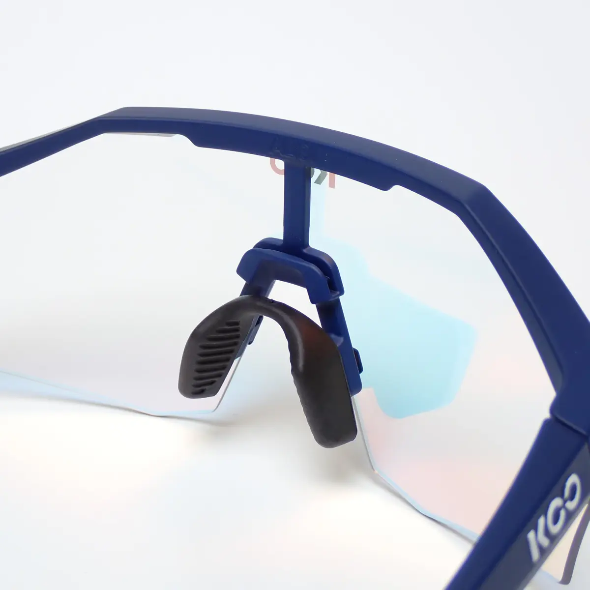 KOO Alibi Sunglasses | Performance Eyewear for Road, MTB, Cyclocross | Harbor Blue Matt - view 4