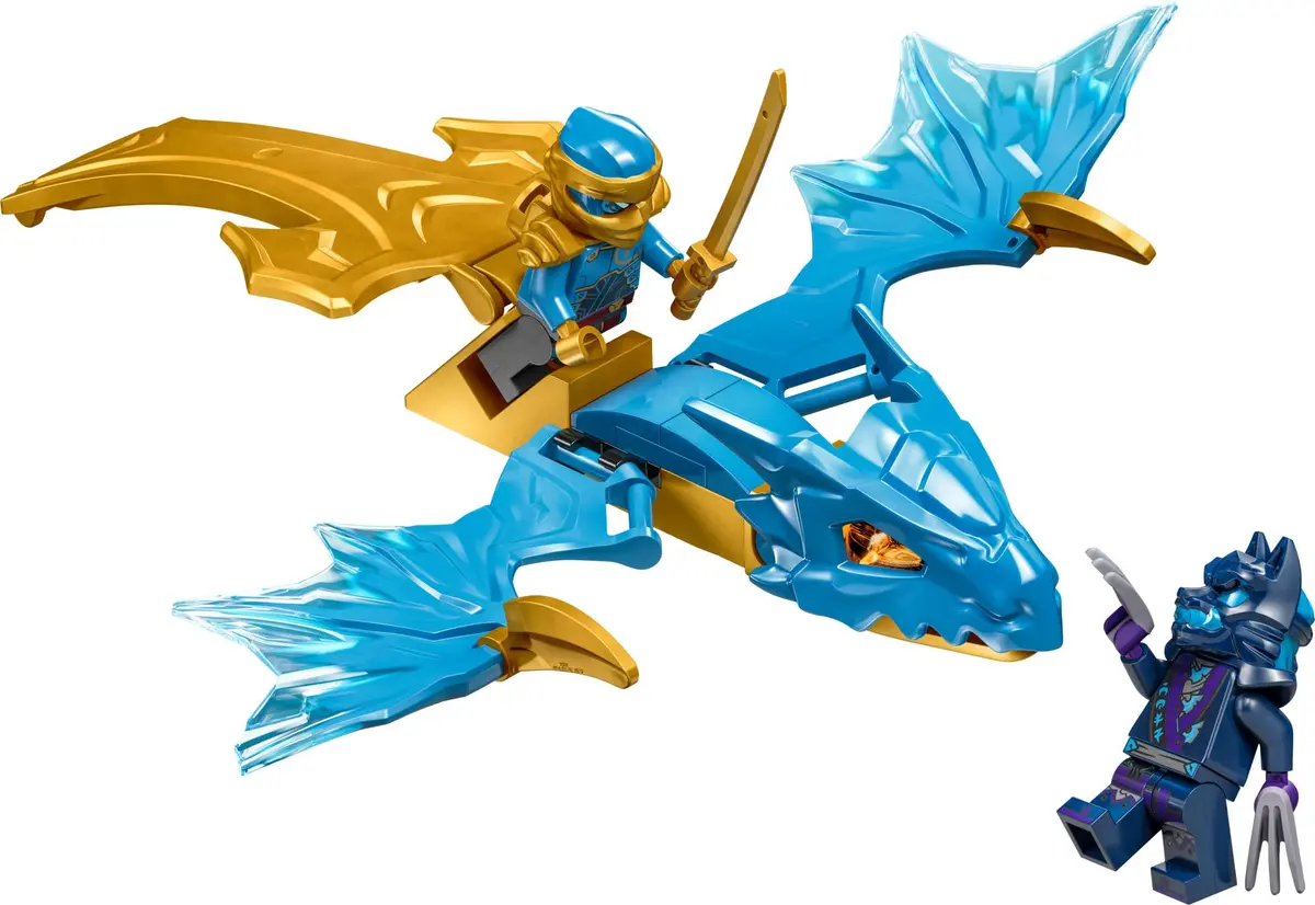 LEGO NINJAGO NYA’s Rising Dragon Strike Toy, Ninja Action Figure Playset for Kids 6+ | Build & Battle - view 5