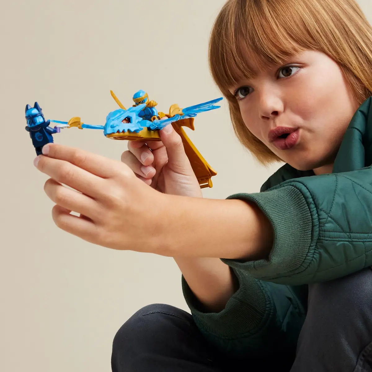 LEGO NINJAGO NYA’s Rising Dragon Strike Toy, Ninja Action Figure Playset for Kids 6+ | Build & Battle - view 2