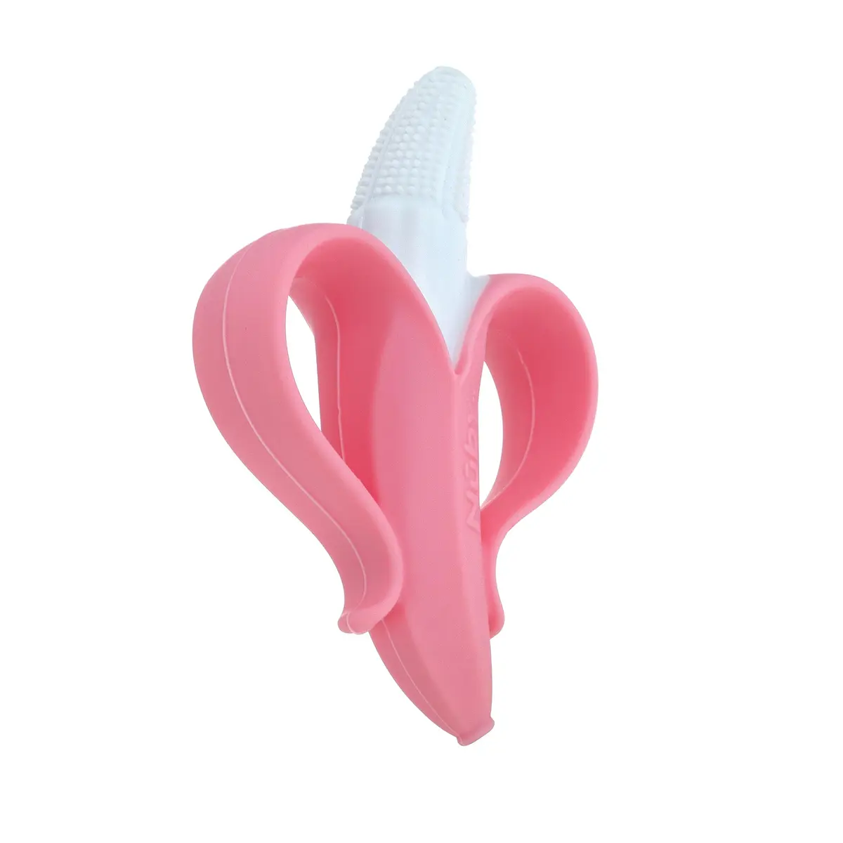 Nuby Nananubs Banana Massaging Teether Pink | BPA-Free Silicone for 3+ Months - view 4