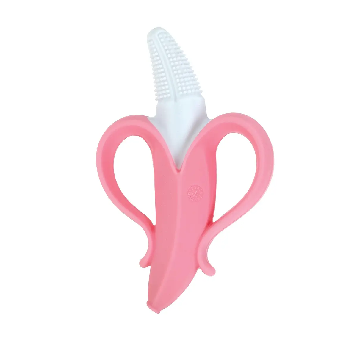 Nuby Nananubs Banana Massaging Teether Pink | BPA-Free Silicone for 3+ Months - view 2