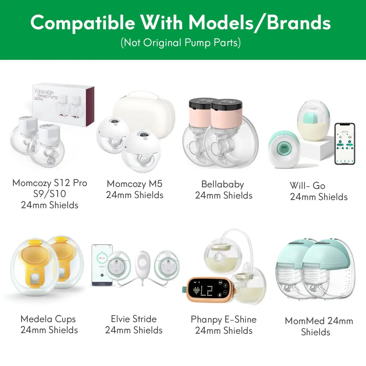 LOZAEVE 20mm Flange Insert for Wearable Breast Pumps, Spectra, Medela, Momcozy S9 Pro, 1-Pack - view 3