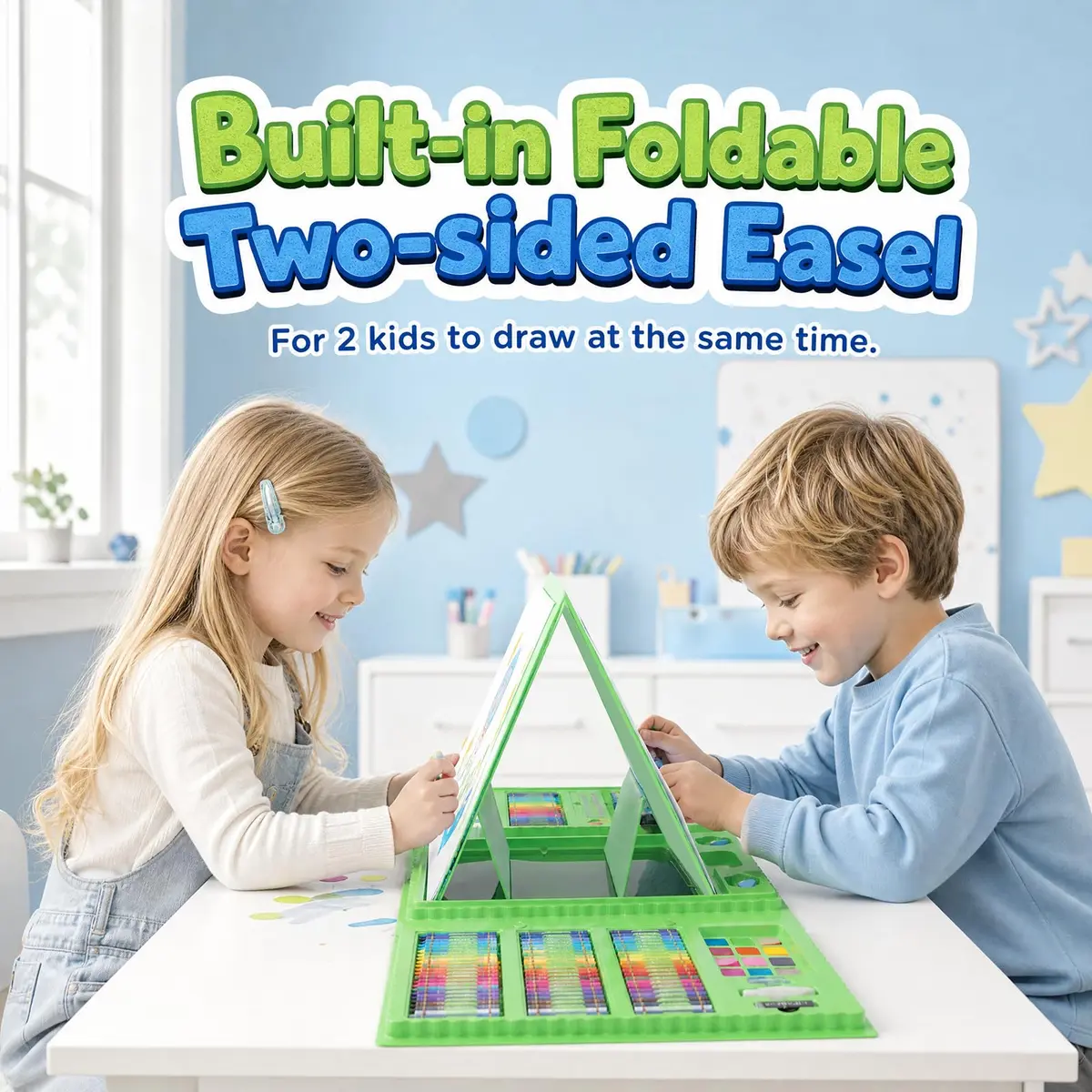 homicozy Dinosaur Art Case Drawing Set 243 PCS | Art Supplies for Kids Ages 4-12 - view 3