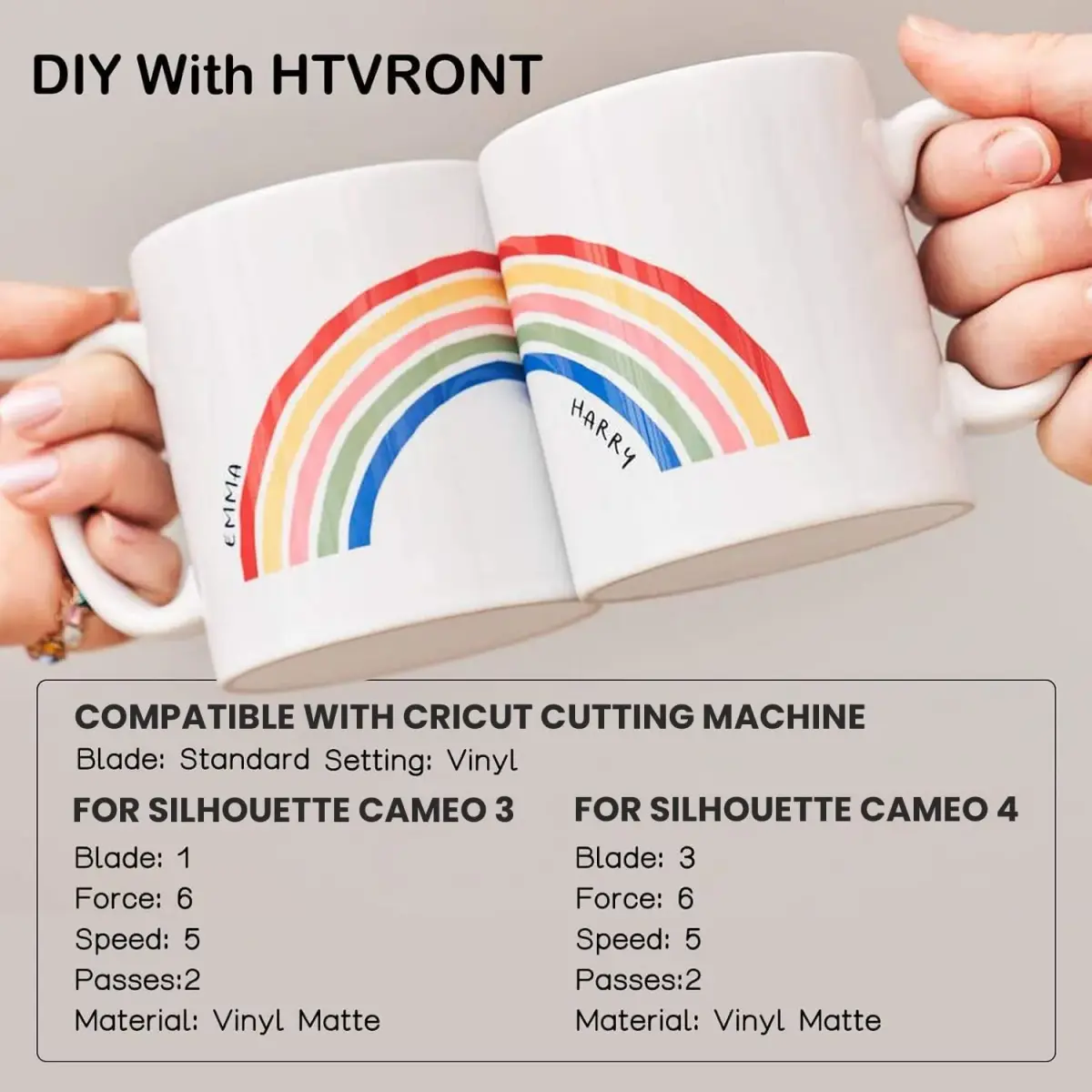 HTVRONT Glossy Pink Permanent Vinyl Roll, 12" x 14FT | Waterproof, Easy Cut & Transfer - view 3