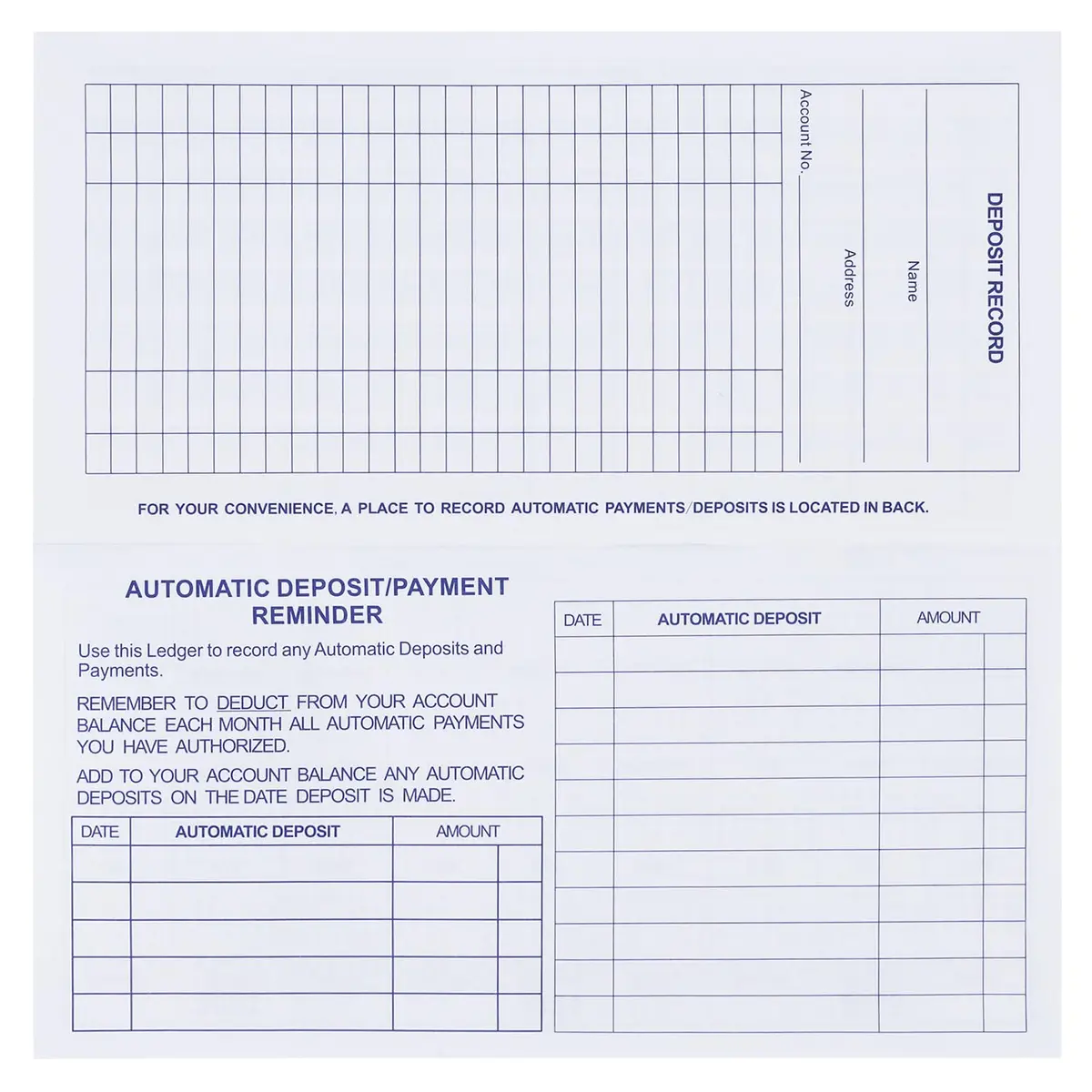 CASMONAL 20 Pack Checkbook Register | 15.2cm x 7.6cm (6x3 inches) | USA Import - view 4