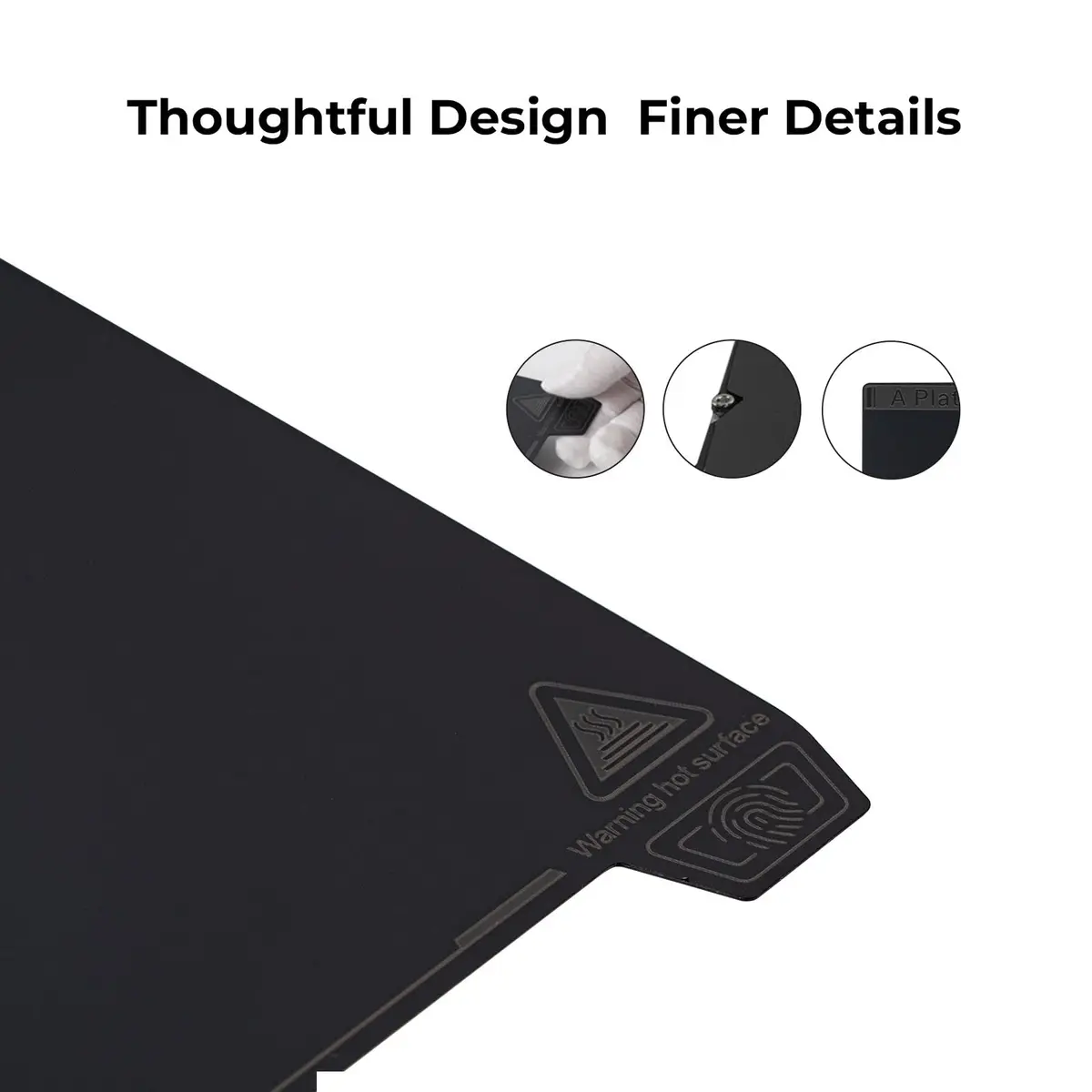Creality K1 Max Build Plate Kit 315 x 310mm | High-Strength Spring Steel PEI Magnetic Sticker for K1 Max, Ender 3 Max Neo, Ender 3 S1 Plus - view 7