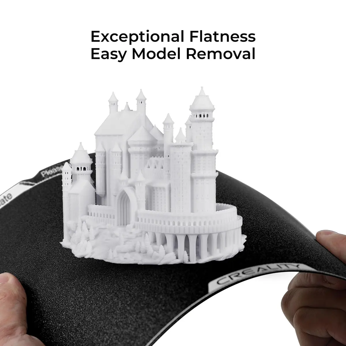 Creality K1 Max Build Plate Kit 315x310mm | Frosted PEI Surface, Magnetic Sticker for K1 Max & Ender 3 Series - view 5