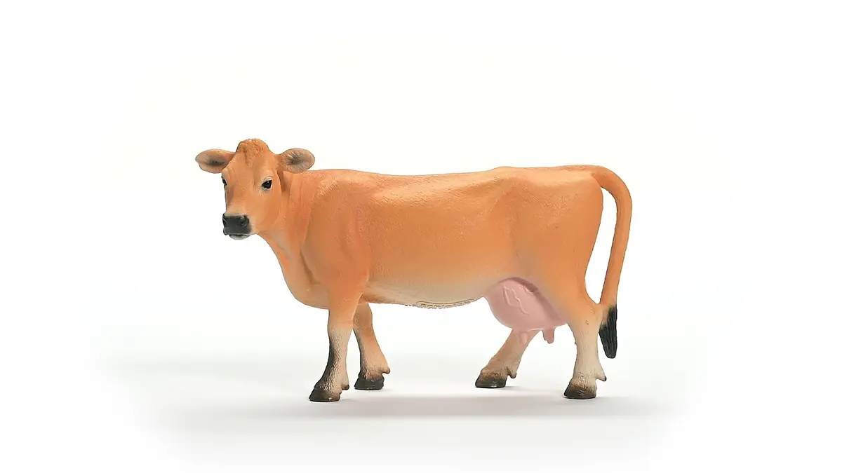 Schleich Jersey Cow Toy Figurine for Kids 3+ | Realistic Farm Animal Play - view 3