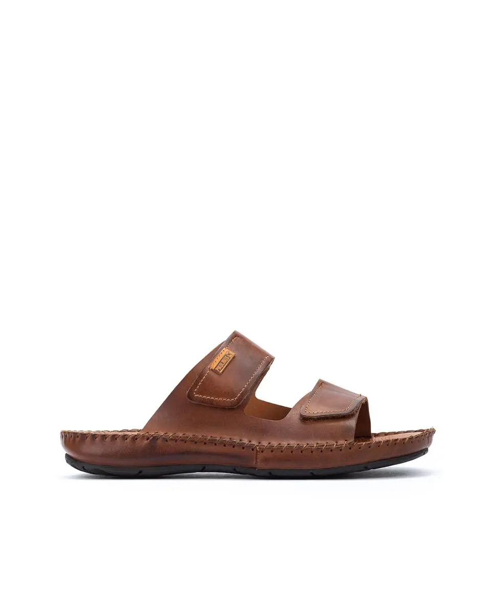 Pikolinos Mens Tarifa 06J-0084 Cuero | Leather Slip-On Sandal, EU 46 (US 12.5) | Casual Comfort - main product image