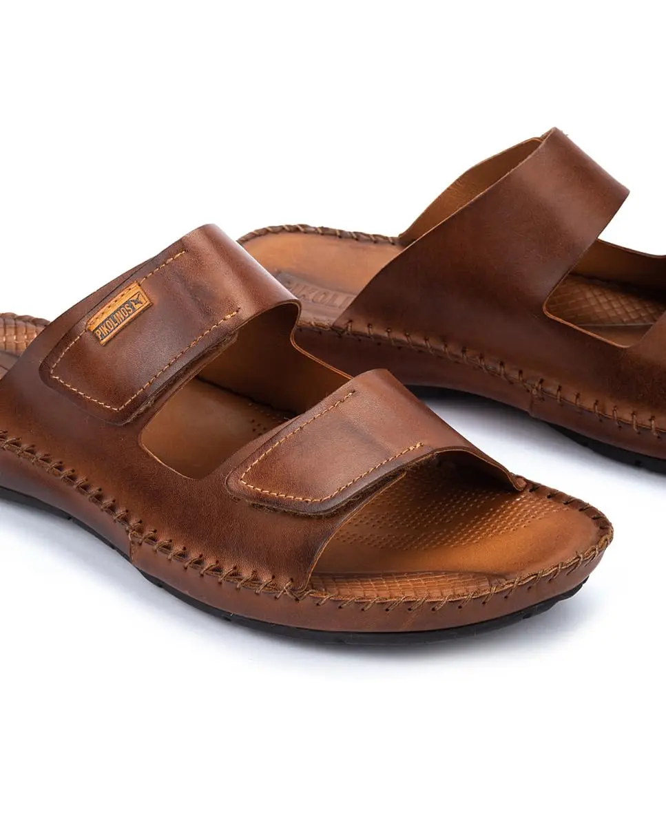 Pikolinos Mens Tarifa 06J-0084 Cuero | Leather Slip-On Sandal, EU 46 (US 12.5) | Casual Comfort - view 4