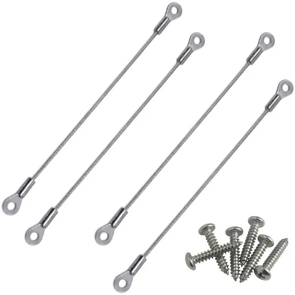 Zangboer Cabinet Door Restraint, Stainless Steel, 8 Inch | Limit Opening Angle & Protect Furniture - main product image