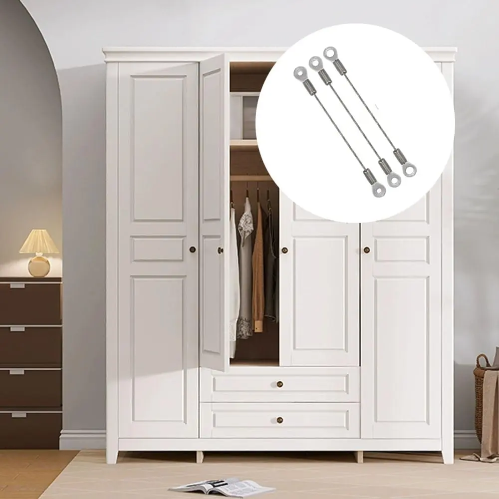 Zangboer Cabinet Door Restraint, Stainless Steel, 8 Inch | Limit Opening Angle & Protect Furniture - view 5