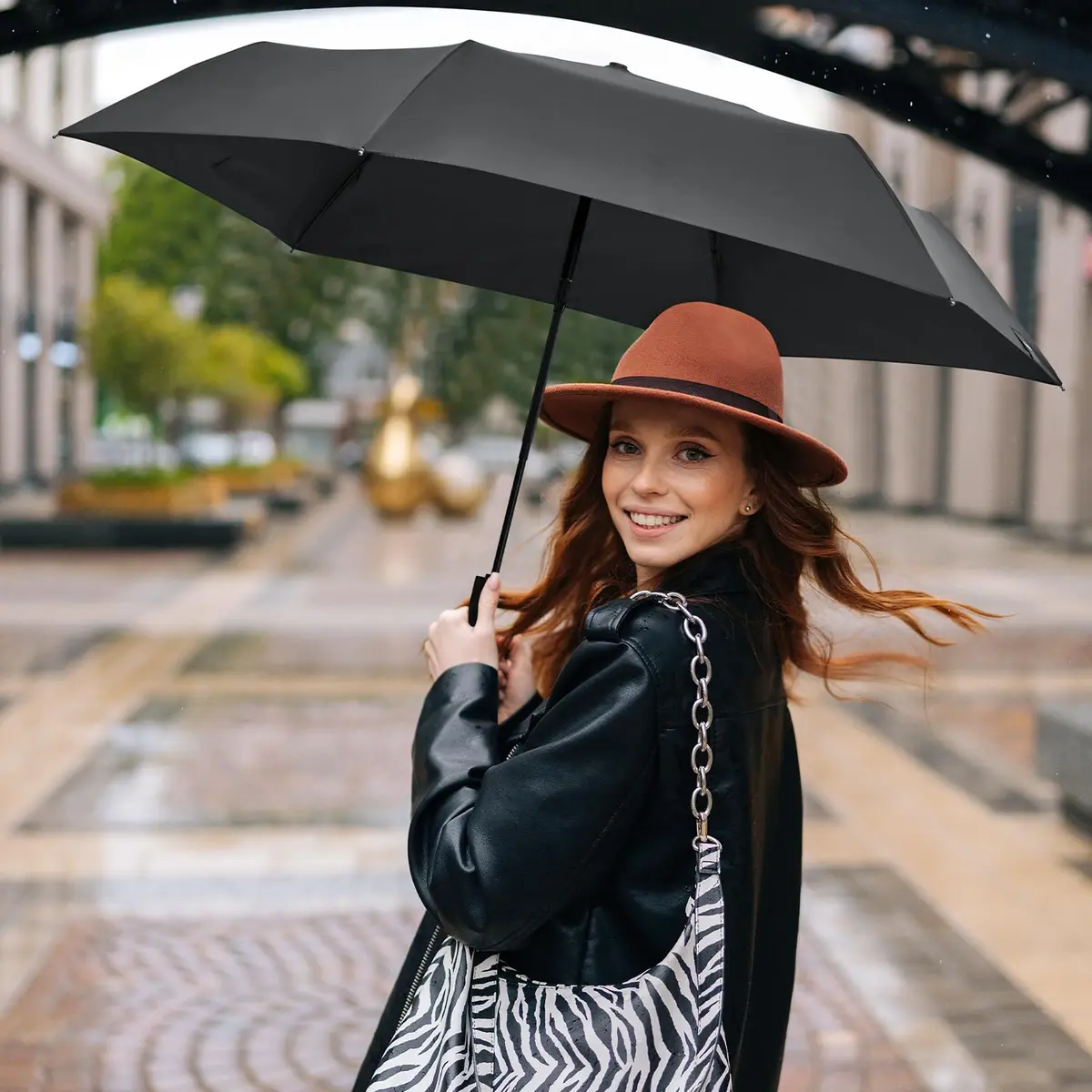 G4Free 40 Inch Travel Compact Umbrella UV Protection Lightweight Waterproof - view 8