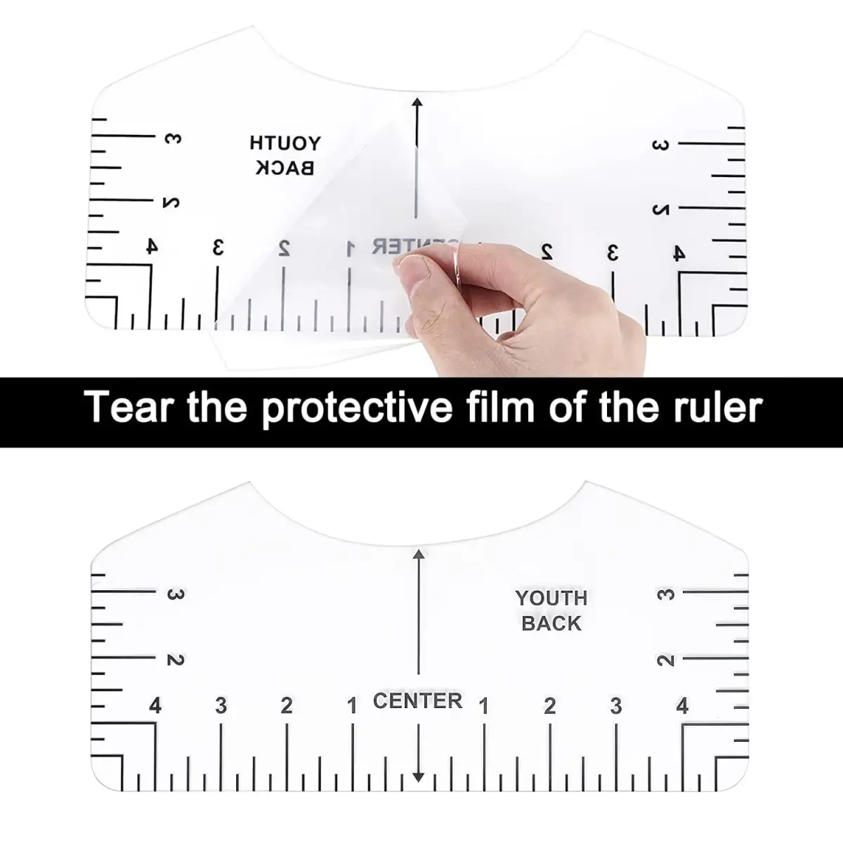 tietoc 18Pcs Sublimation Accessories Kit with Tshirt Alignment Rulers, Teflon Sheets, Heat Tape & Soft Measuring Tape | Value Pack for Heat Press - view 6