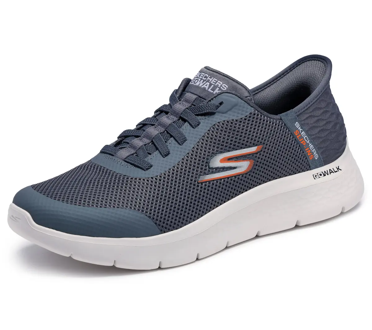 Skechers Men’s Hands Free Slip-ins Go Walk Flex Sneakers 9 X-Wide | Lightweight Breathable Mesh - main product image
