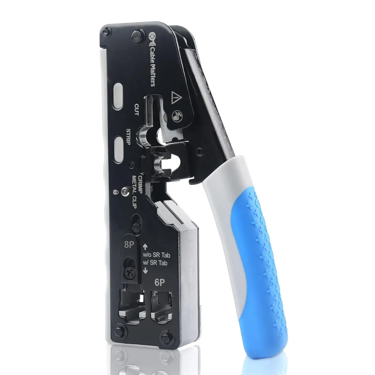 Cable Matters All-In-One Modular Ethernet Crimping Tool Cat 8 | Creates Professional Network Cables - main product image