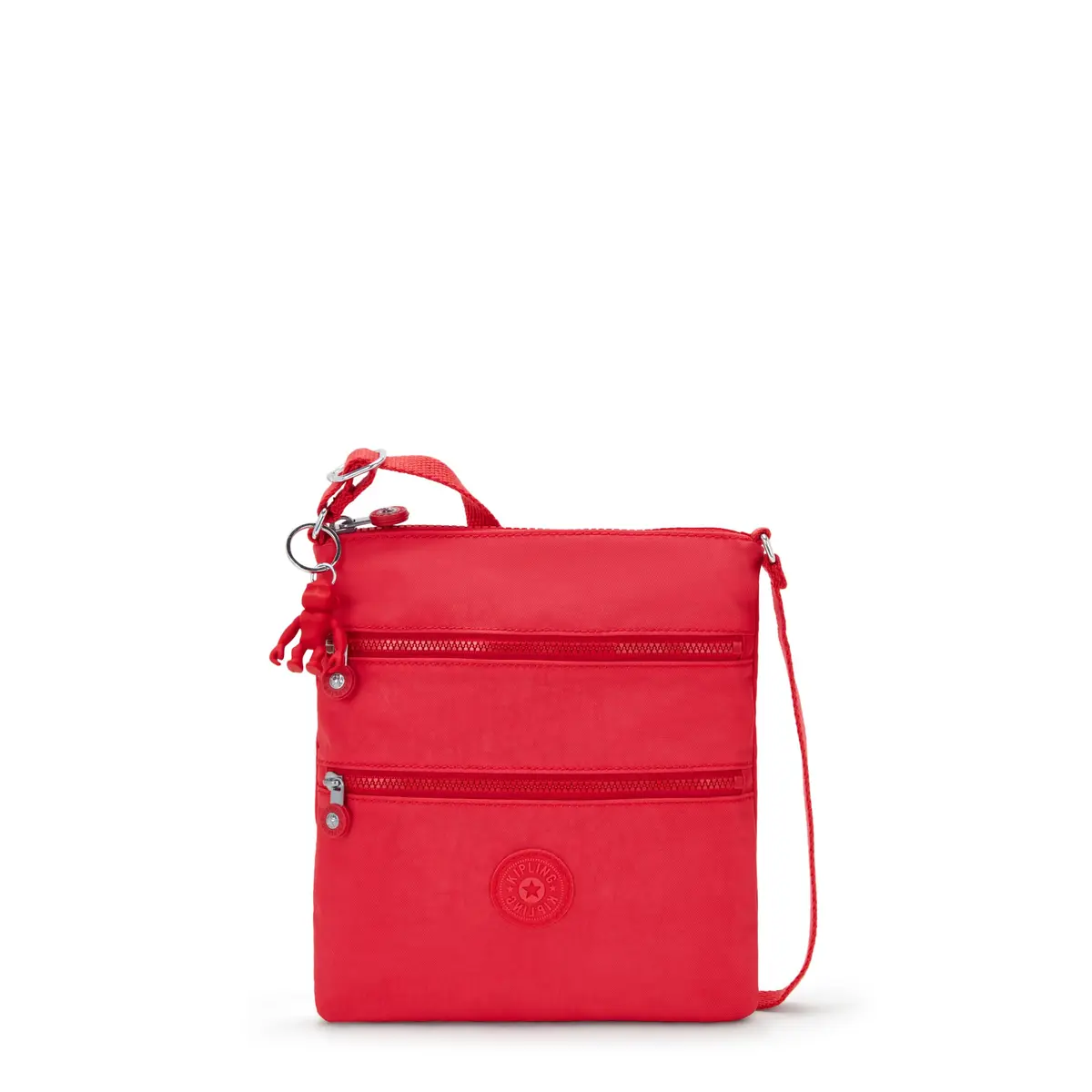 Kipling Women's Keiko Party Pink Crossbody Bag | Lightweight Nylon, Adjustable Strap, Compact & Practical - main product image