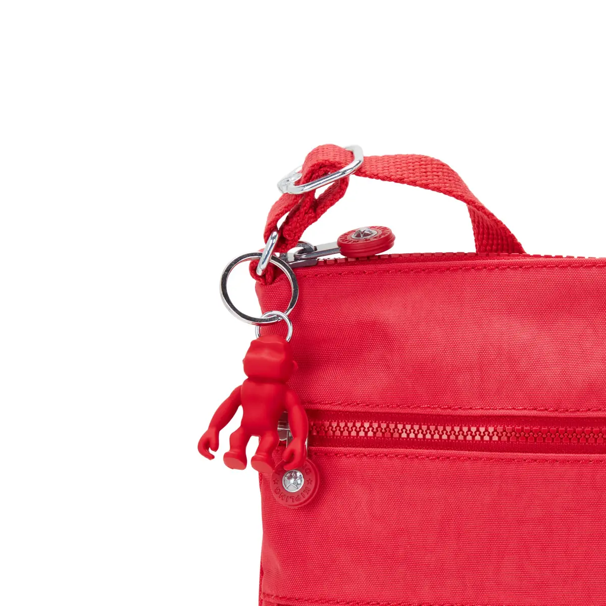 Kipling Women's Keiko Party Pink Crossbody Bag | Lightweight Nylon, Adjustable Strap, Compact & Practical - view 5