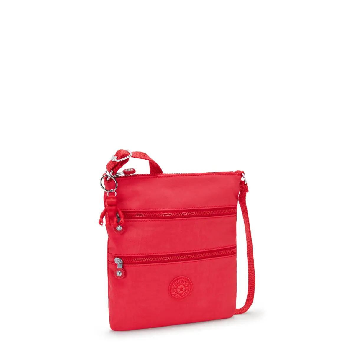 Kipling Women's Keiko Party Pink Crossbody Bag | Lightweight Nylon, Adjustable Strap, Compact & Practical - view 4