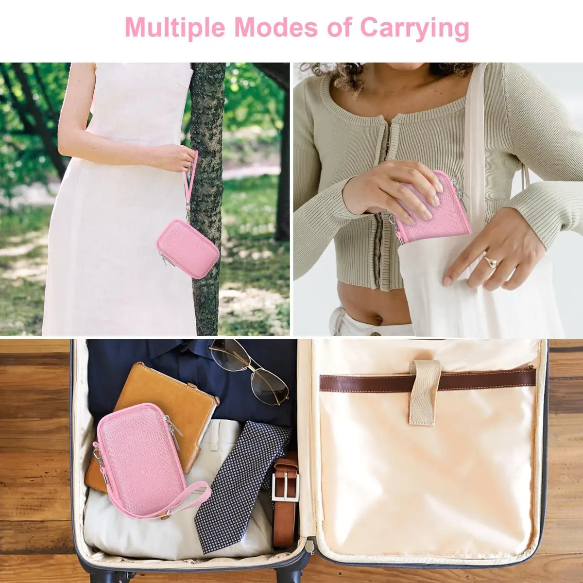 Canboc Pink Carrying Case for Sony RX100 VII/VI/V Camera | Compact & Portable - view 3