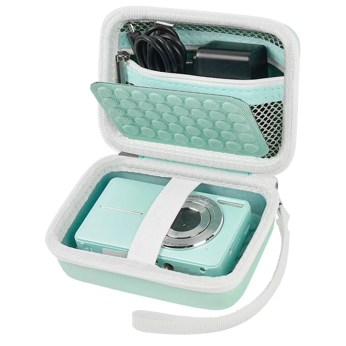 Boobowl Camera Case for Kodak PIXPRO FZ55/FZ45 & CAMKORY Cameras | 10.8 cm x 7.5 cm x 6.5 cm (4.25" x 2.95" x 2.55") - main product image