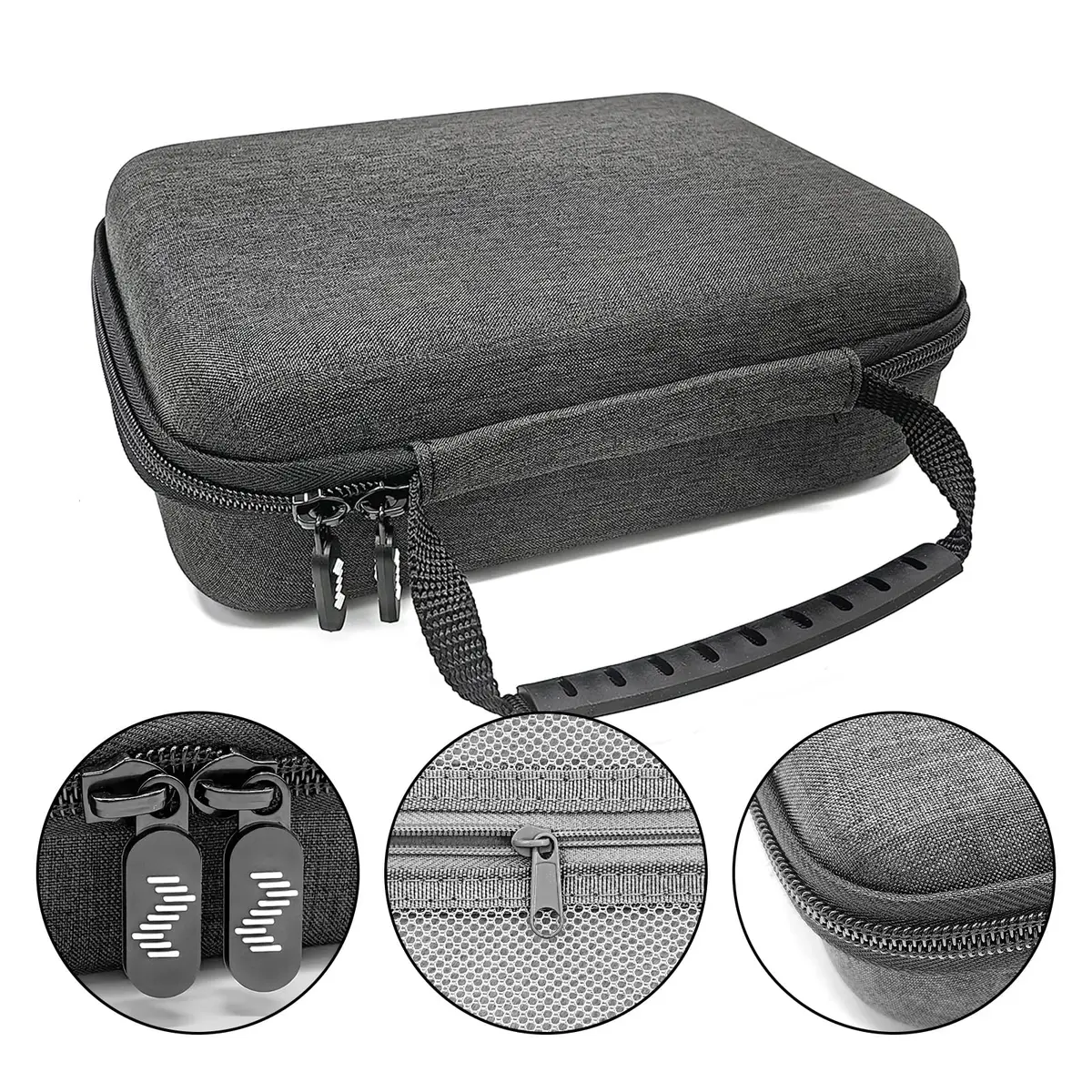 Musiin Premium Velvet Interior HardCase for Zoom G1X Four Pedal | Grey - view 4